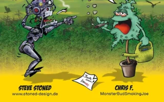 The Canna Comix Comic Art Exhibition and live Caricatures at the Cannatrade 420 Hemp Fair 2024 in Zurich