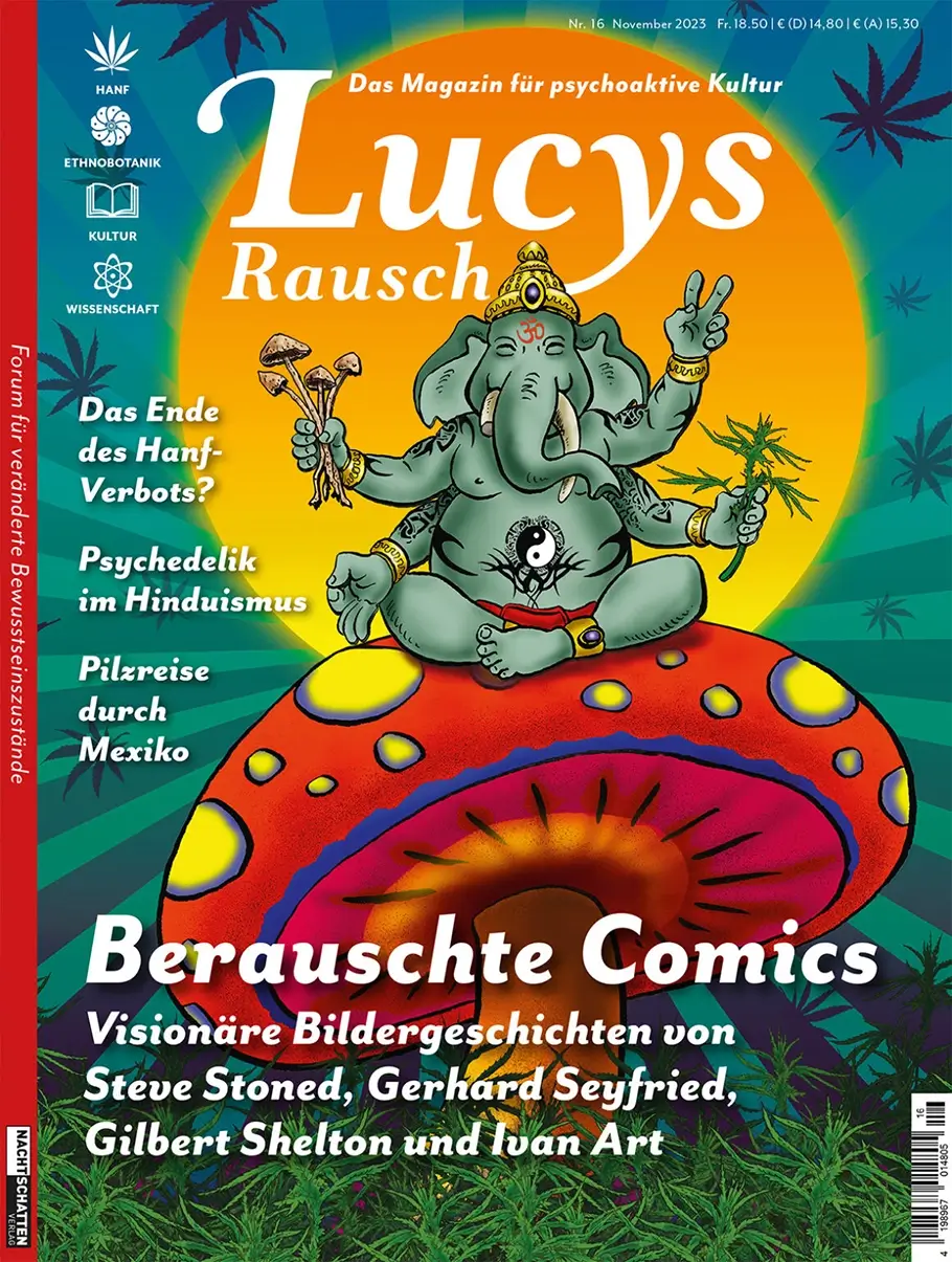 The Lucys Rausch Magazine NR. 16 Cover Comic Art Design from Steve Stoned