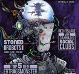 Stoned Robots 420 NFT Comic Art Cover and Steve Stoned Interview in Thcene Magazine.